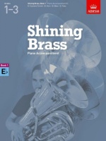 SHINING BRASS - Book 1 in Eb. Piano Accompaniment, NEW & RECENT Publications