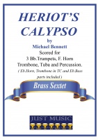 HERIOT'S CALYPSO - Brass Sextet - Parts & Score, Sextets, NEW & RECENT Publications, Michael Bennett Collection