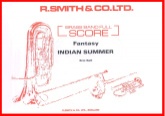 INDIAN SUMMER (FANTASY) - Parts & Score, TEST PIECES (Major Works)