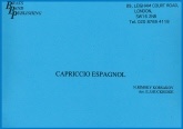 CAPRICCIO ESPAGNOL - Parts & Score