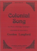 COLONIAL SONG - Parts & Score, LIGHT CONCERT MUSIC