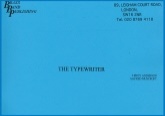 TYPEWRITER; THE - Parts & Score