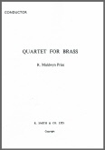 QUARTET FOR BRASS (2 Cornets/ Horn/Euph) - Parts & Score