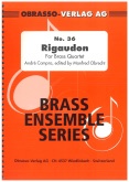 RIGAUDON - Parts & Score, Quartets