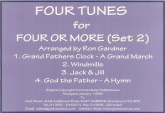 FOUR TUNES FOR FOUR OR MORE - Set 1 - Parts & Score