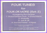 FOUR TUNES FOR FOUR OR MORE - Set 2 - Parts & Score