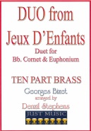 DUO - duet for Bb Corn.& Euph - Parts & Score, TEN PART BRASS MUSIC