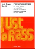 JB No 23 FOUR SWISS TUNES - Parts & Score, Just Brass Series