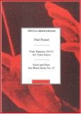 JB No 27 FOUR DANCES (1611) - Parts & Score, Just Brass Series