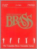 AIR ON THE G STRING - Brass Quintet - Parts & Score