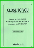 CLOSE TO YOU - Parts & Score, SOLOS for E♭. Horn