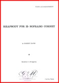 RHAPSODY FOR Eb SOPRANO CORNET - Parts & Score