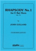 RHAPSODY NO 1 - Eb. Horn Solo - Parts & Score, Solos