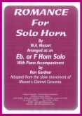 ROMANCE FOR HORN - Parts & Score, Solos