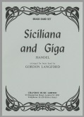 SICILIANA & GIGA - Eb tenor horn - Parts & Score, Solos