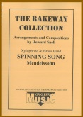 SPINNING SONG - Ten Part Brass -Xylophone Solo - Parts & Sc.