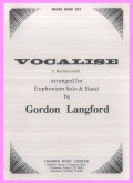 VOCALISE - Euphonium Solo - Parts & Score