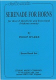 SERENADE FOR HORNS  - Eb.Horn Trio with Band Parts, Trios