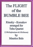 FLIGHT OF THE BUMBLE BEE - Bass Quartet - Parts & Score