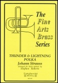 THUNDER & LIGHTING POLKA - Brass Quintet Parts & Score