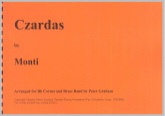 CZARDAS ( Bb.Cornet ) - Parts & Score, SOLOS - B♭. Cornet & Band