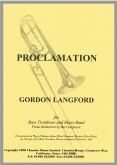 PROCLAMATION (Bass Trombone) - Parts & Score