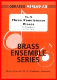 THREE RENAISSANCE PIECES - Parts & Score