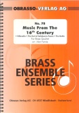 MUSIC FROM THE 16th.Century - Brass Quartet - Parts & Score, Quartets