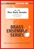 ONE NOTE SAMBA - Brass Quintet - Parts & Score