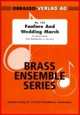 FANFARE & WEDDING MARCH - Brass Quartet Parts & Score, Quartets