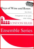 DAYS OF WINE AND ROSES - Parts & Score, TEN PART BRASS MUSIC