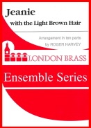 JEANIE with the LIGHT BROWN HAIR - Parts & Score, London Brass Series, TEN PART BRASS MUSIC