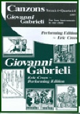 CANZON TERZA A 4 - Parts & Score, Gabrieli Brass