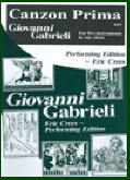 CANZON PRIMA (1615) - Parts & Score, Gabrieli Brass