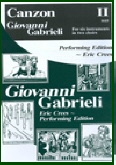 CANZON II (1615) - Parts & Score, Gabrieli Brass