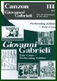 CANZON III (1615) - Parts & Score, Gabrieli Brass