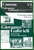 CANZON VI - Parts & Score, Gabrieli Brass