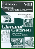 CANZON VIII (1615) - Parts & Score, Gabrieli Brass