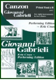 CANZON PRIMI TONI a 8 (1597) - Parts & Score, Gabrieli Brass