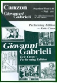 CANZON SEPTIMI TONI a 8 No.1 (1597) - Parts & Score, Gabrieli Brass