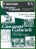 CANZON XV (1615) - Parts & Score, Gabrieli Brass