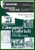CANZON Primi Toni a 10 (1587) - Parts & Score, Gabrieli Brass