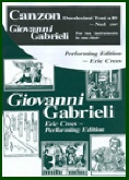 CANZON  Duodecimi Toni a 10 No.1 (1597) - Parts & Score, Gabrieli Brass