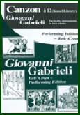 CANZON a 12 (Kassel Library) - Parts & Score, Gabrieli Brass