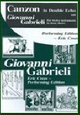 CANZON IN DOUBLE ECHO - Parts & Score, Gabrieli Brass