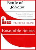 BATTLE OF JERICHO - Ten Part Brass - Parts & Score, London Brass Series
