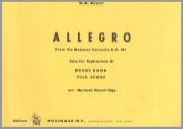 ALLEGRO from Bassoon Concerto - Euphonium Solo Parts & Score, SOLOS - Euphonium