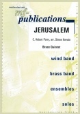 JERUSALEM - Brass Quintet - Parts & Score