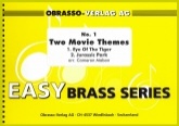 TWO MOVIE THEMES - Easy Brass Band # 1 - Parts & Score