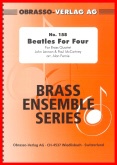 BEATLES for FOUR - Brass Quartet Parts & Score